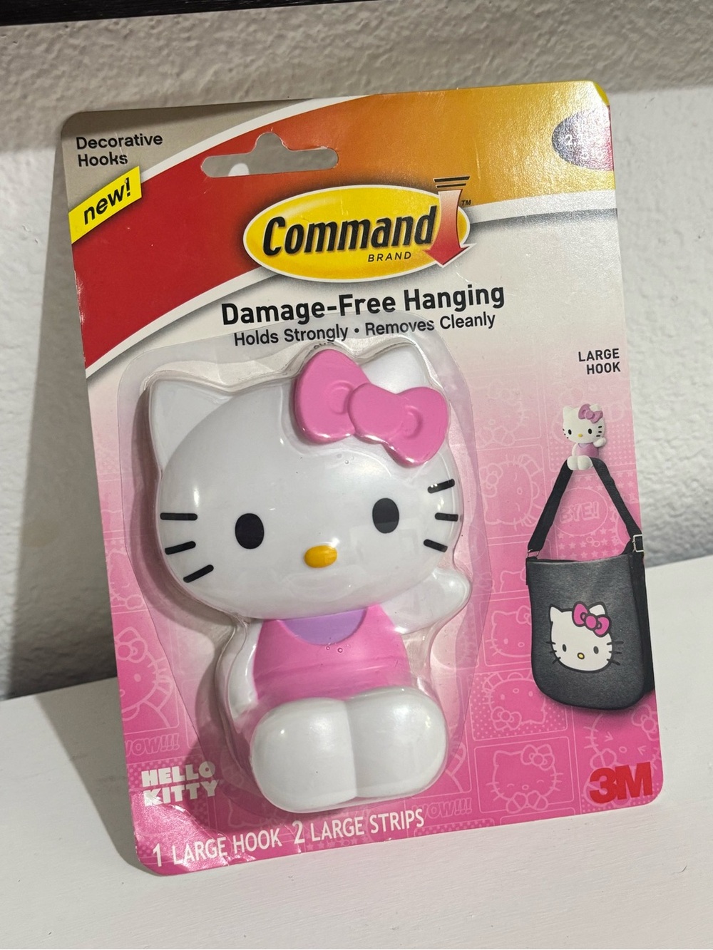 RARE Hello Kitty 3M Command Hook NEW